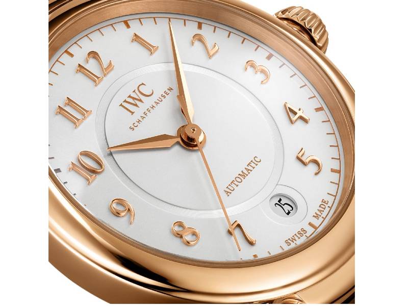 AUTOMATIC WOMEN'S WATCH ROSE GOLD/LEATHER DA VINCI IWC IW453809